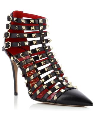 Rockstud Alcove 100 strappy leather booties VALENTINO