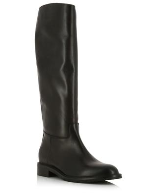 Crast Smooth leather flat riding boots BONGENIE GRIEDER