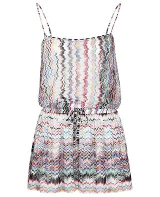 Zigzag patterned knit beach rompers MISSONI MARE