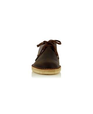 Chaussures à lacets en cuir Desert Khan Beeswax CLARKS ORIGINALS