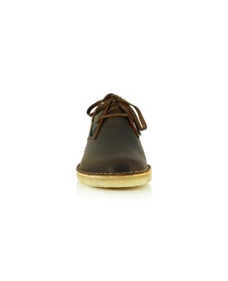 Chaussures à lacets en cuir Desert Khan Beeswax CLARKS ORIGINALS