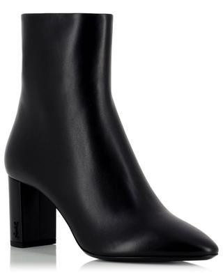 Lou 70 heeled nappa leather ankle boots SAINT LAURENT PARIS