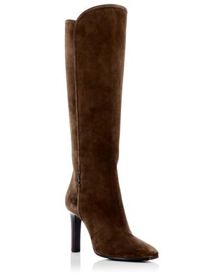 Jane 95 heeled suede boots SAINT LAURENT PARIS