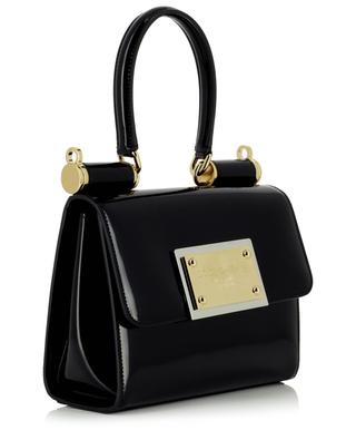 90's Sicily patent leather hand bag DOLCE & GABBANA