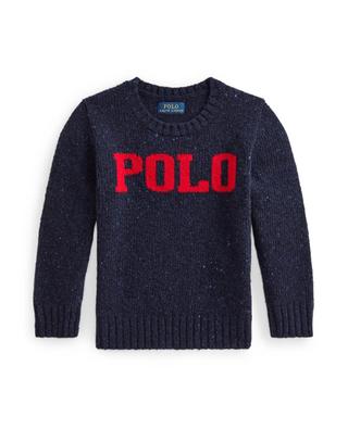 Polo logo jacquard baby's crewneck jumper POLO RALPH LAUREN