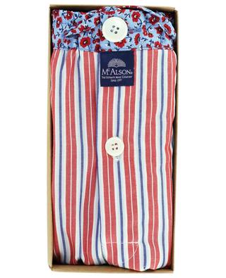 Pyjamahose aus Baumwolle mit Streifen und Blüten MC ALSON