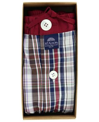 Pantalon de pyjama à carreaux en coton MC ALSON