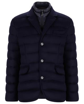 NOMOS-LS9 short wool and cashmere down jacket MOORER