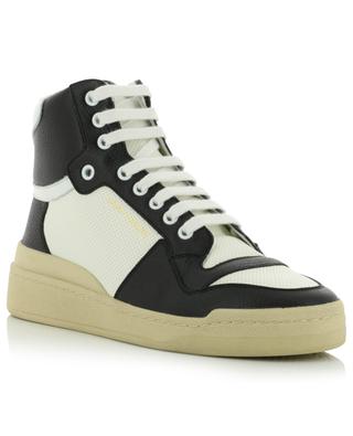 SL24 Mid-Top lace-up sneakers in perforated leather SAINT LAURENT PARIS