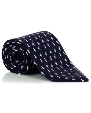Cravate et pochette en soie FEFE NAPOLI