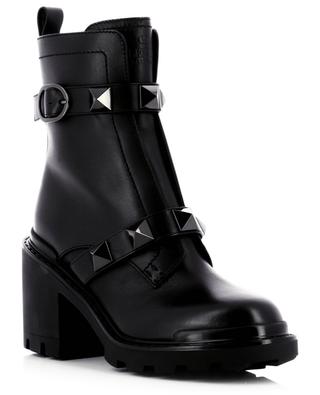 Roman Studs 20/85 block heel leather ankle boots VALENTINO