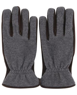 Merino wool and cashmere gloves PIERO RESTELLI