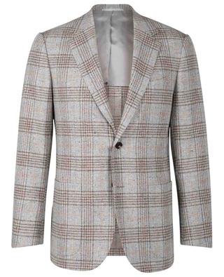 Checked wool and silk blazer SANT'ANDREA