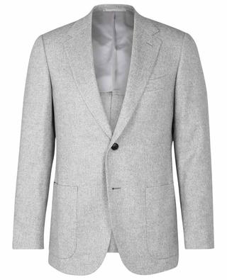 Single-breasted silk and cashmere blazer SANT'ANDREA