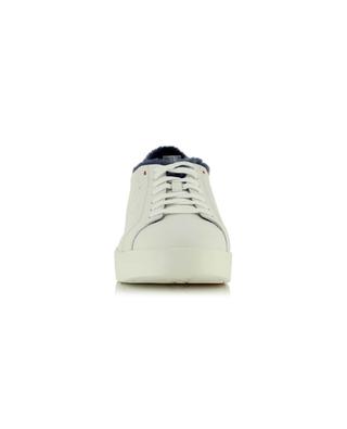 Low-top lace-up leather sneakers SANTONI
