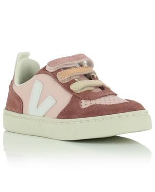 Niedrige Baby-Sneakers aus Leder Small V10 VEJA