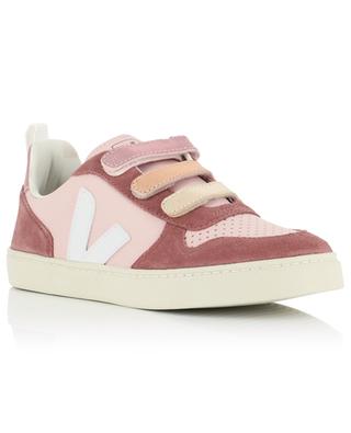 Small V10 girls' leather low-top sneakers VEJA