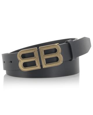 BB Hourglass smooth leather belt - 3 cm BALENCIAGA