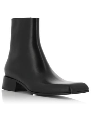 Work Bootie square toe calfskin ankle boots BALENCIAGA