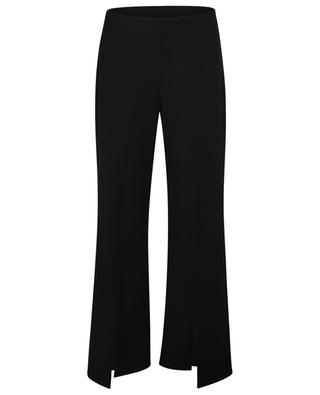 Straight-leg suiting trousers in wool blend twill GANNI