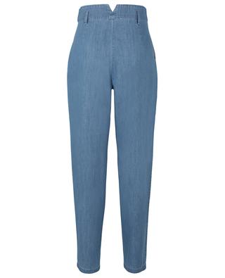 Chambray front tuck carrot trousers SEE BY CHLOE