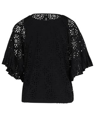 Laser cut top with pleated ruffles SEE BY CHLOE