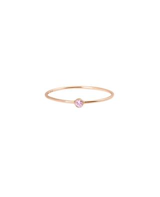 One Capsule Été 2021 pink gold and pink sapphire ring VANRYCKE