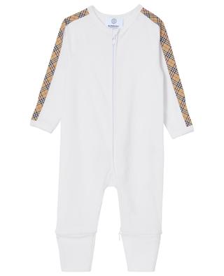 Claude check detail baby jersey set BURBERRY
