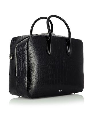 Alice large box handbag in croc embossed leather LANCEL