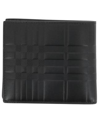 Reg CC Bill8 Check embossed leather wallet BURBERRY