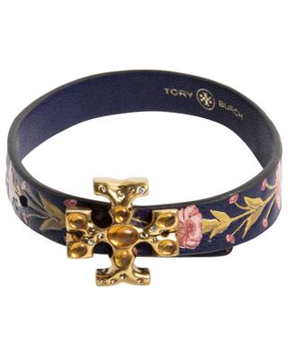 Roxanne embroidered leather bracelet TORY BURCH