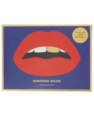 Set de cartes postales Die-Cut Lips JONATHAN ADLER