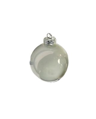 White Christmas bauble GOODWILL