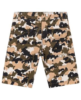 Camouflage printed boys' cargo shorts ZADIG & VOLTAIRE
