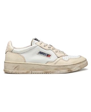 Autry 01 leather and suede ow-top sneakers AUTRY