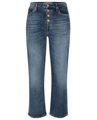 Cotton-blend bootcut jeans 7 FOR ALL MANKIND