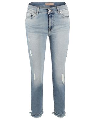 Jean déchiré The Straight Crop Luxe Vintage Artful 7 FOR ALL MANKIND