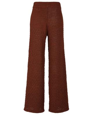 Calla straight-leg cotton-blend knit trousers ROTATE BIRGER CHRISTENSEN