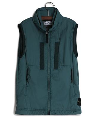 G0132 Stretch Nylon Canvas_Garment Dyed Polartec boy's vest STONE ISLAND JUNIOR