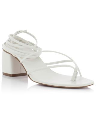 Heeled leather sandals FORTE FORTE