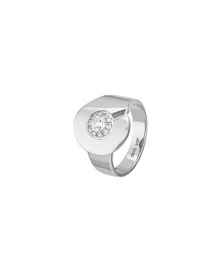 Menottes R15 white gold and diamond ring DINH VAN