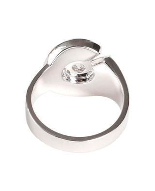 Menottes R15 white gold and diamond ring DINH VAN