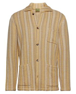 Striped knit shirt jacket LARDINI