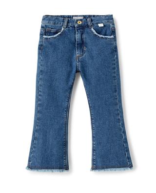 Frayed girls' jeans IL GUFO