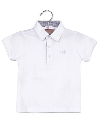 Cotton short-sleeved baby polo shirt IL GUFO
