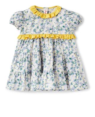 Floral ruffled baby dress IL GUFO