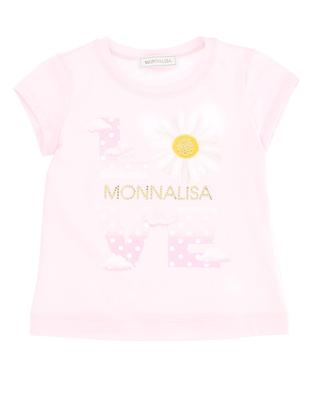 T-shirt à manches courtes fille Love MONNALISA