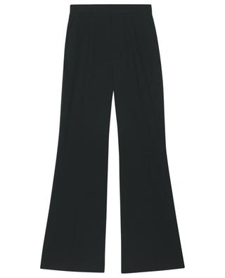 Wool canvas flared trousers AMI