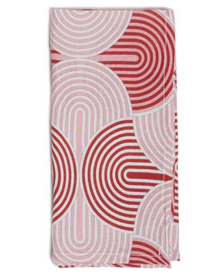 Slinky Rosso set of two printed napkins LA DOUBLEJ