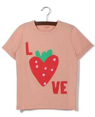 LOVE girl's cotton short-sleeved T-shirt STELLA MCCARTNEY KIDS